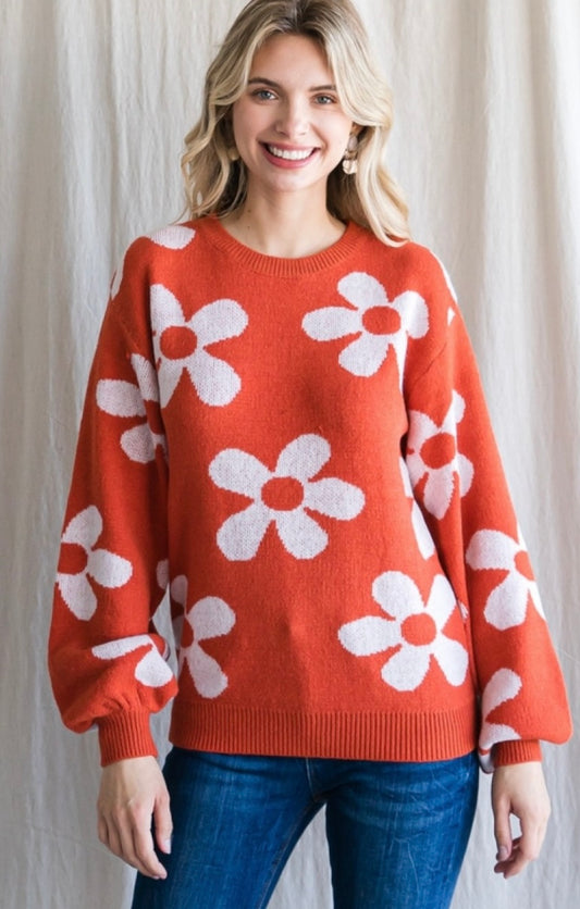 Flower Power Sweater