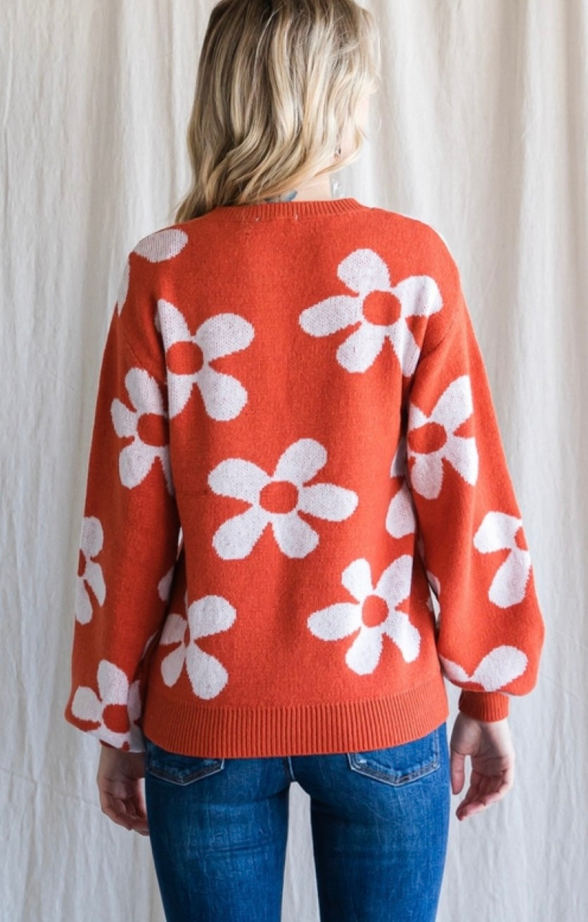 Flower Power Sweater