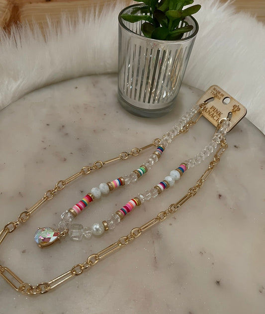 Beads & Sparkle PP Necklace