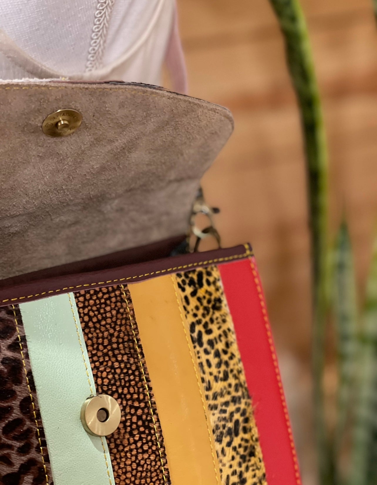 Fun and Lovely Cowhide Print Crossbody