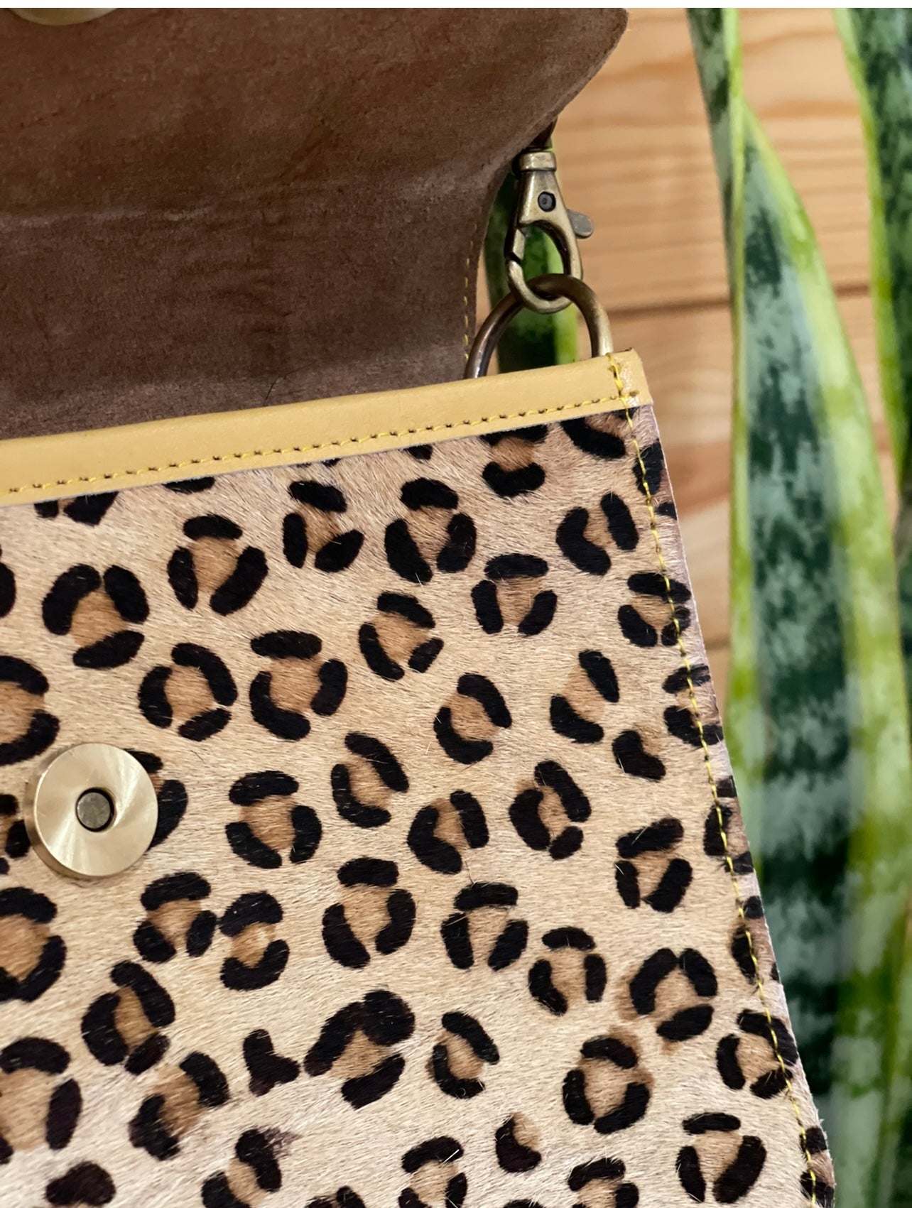 Cheetah Cowhide Crossbody