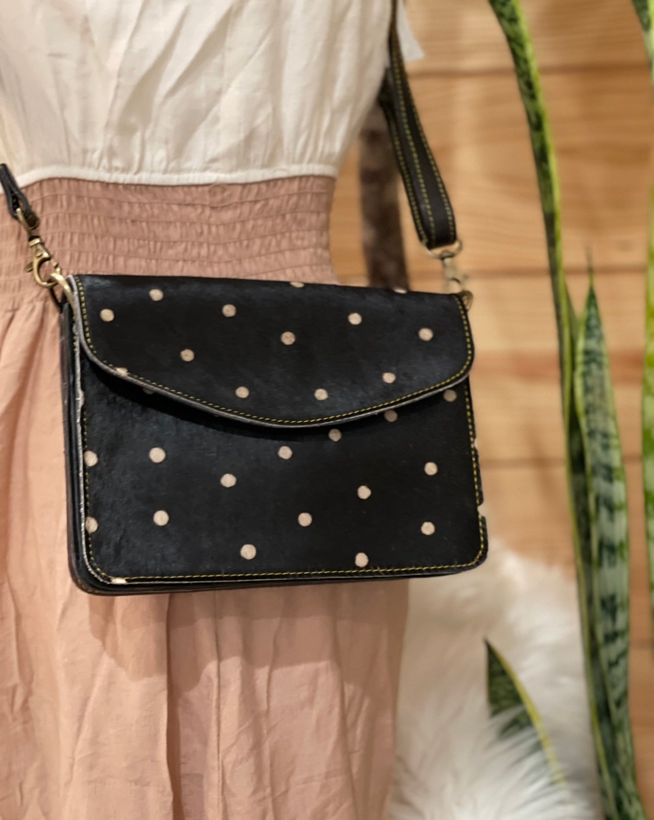 Polka Dot Crossbody Bag