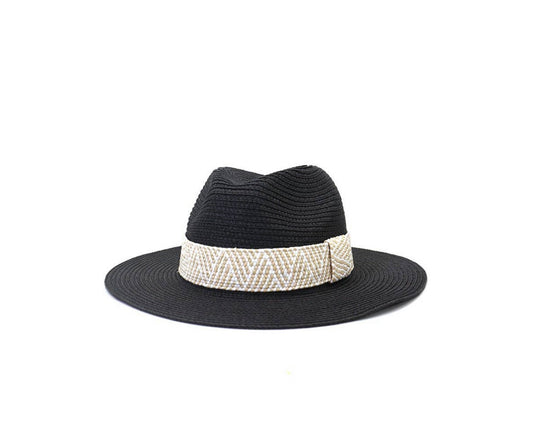 Sunshine Black Straw Hat