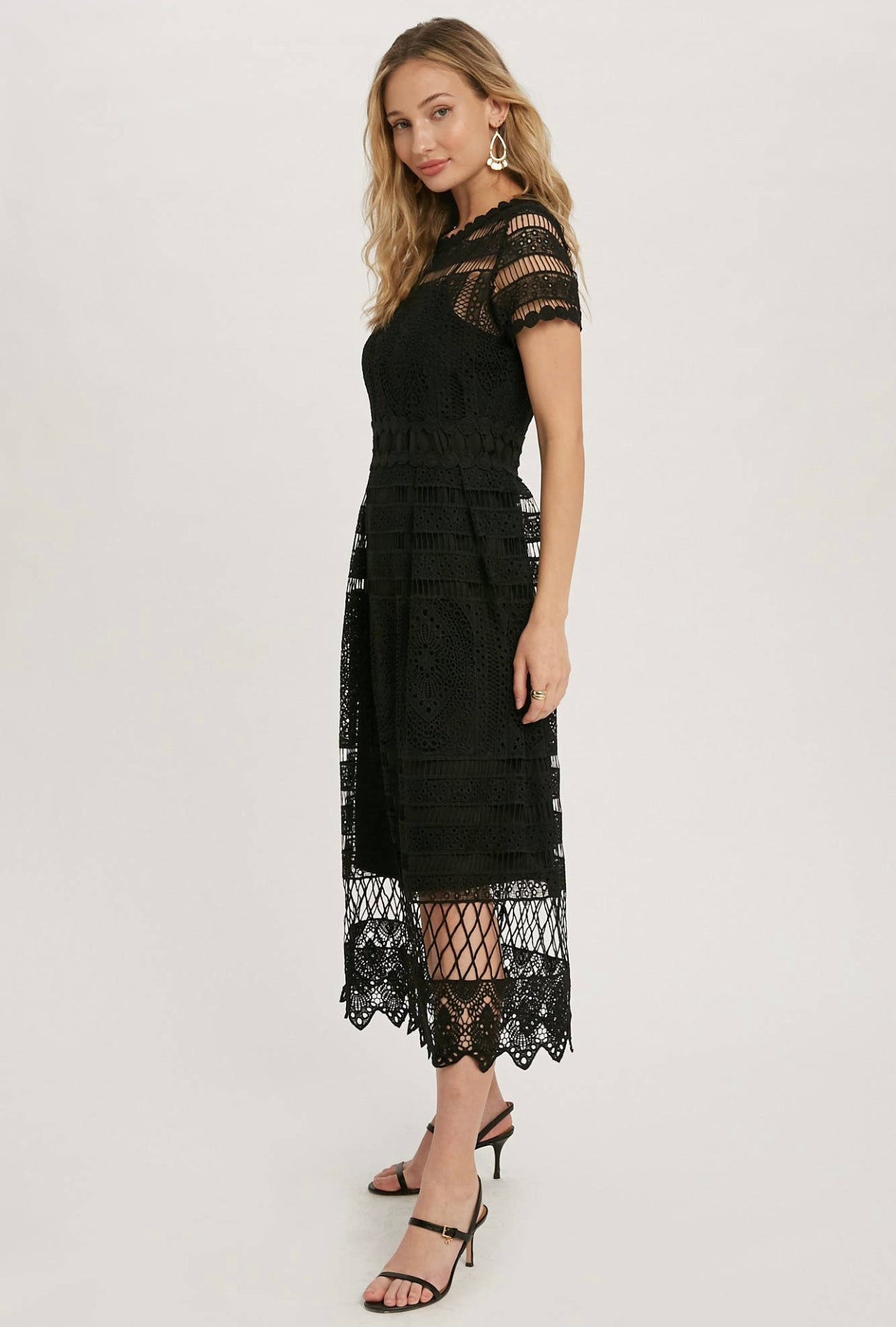 Alli Lace Midi Dress