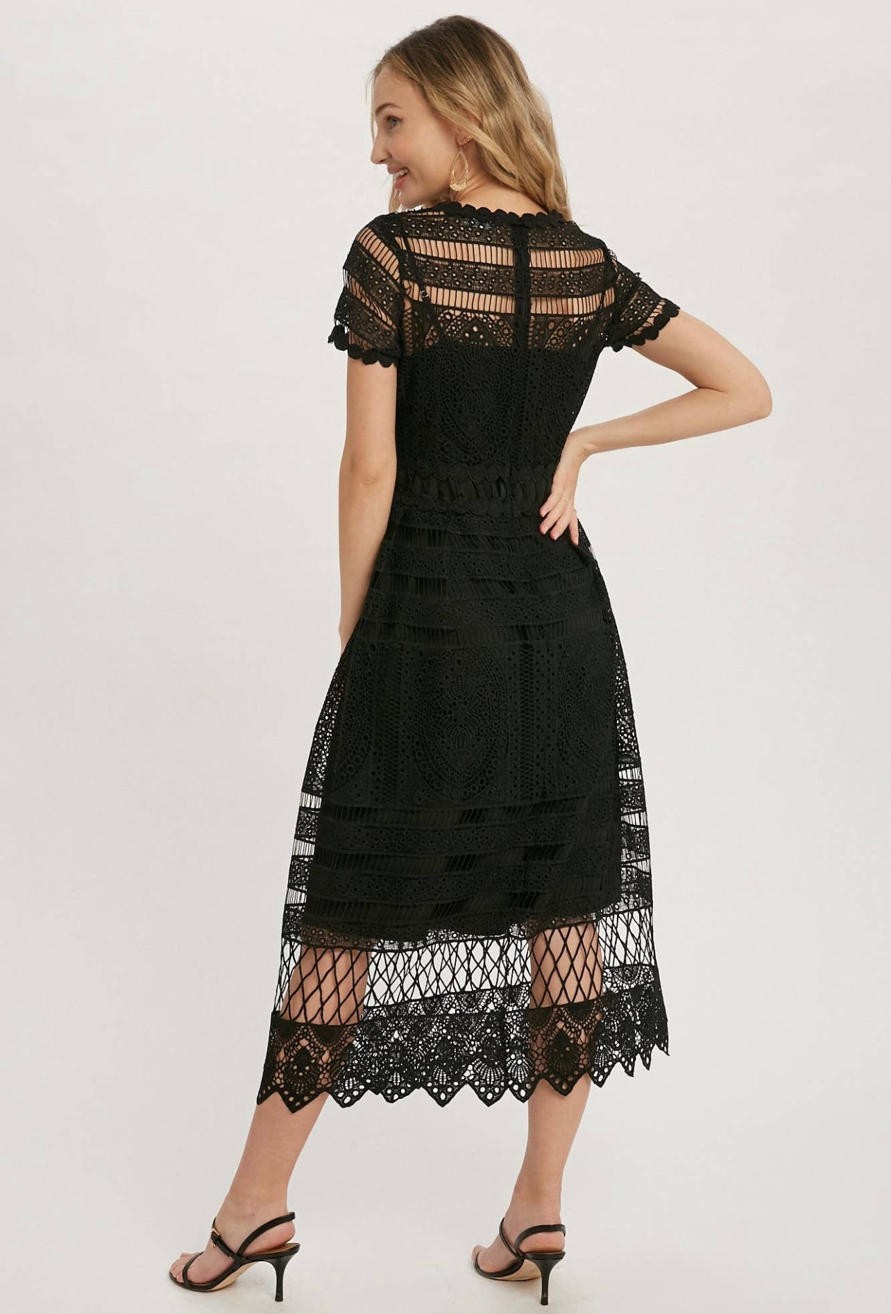 Alli Lace Midi Dress